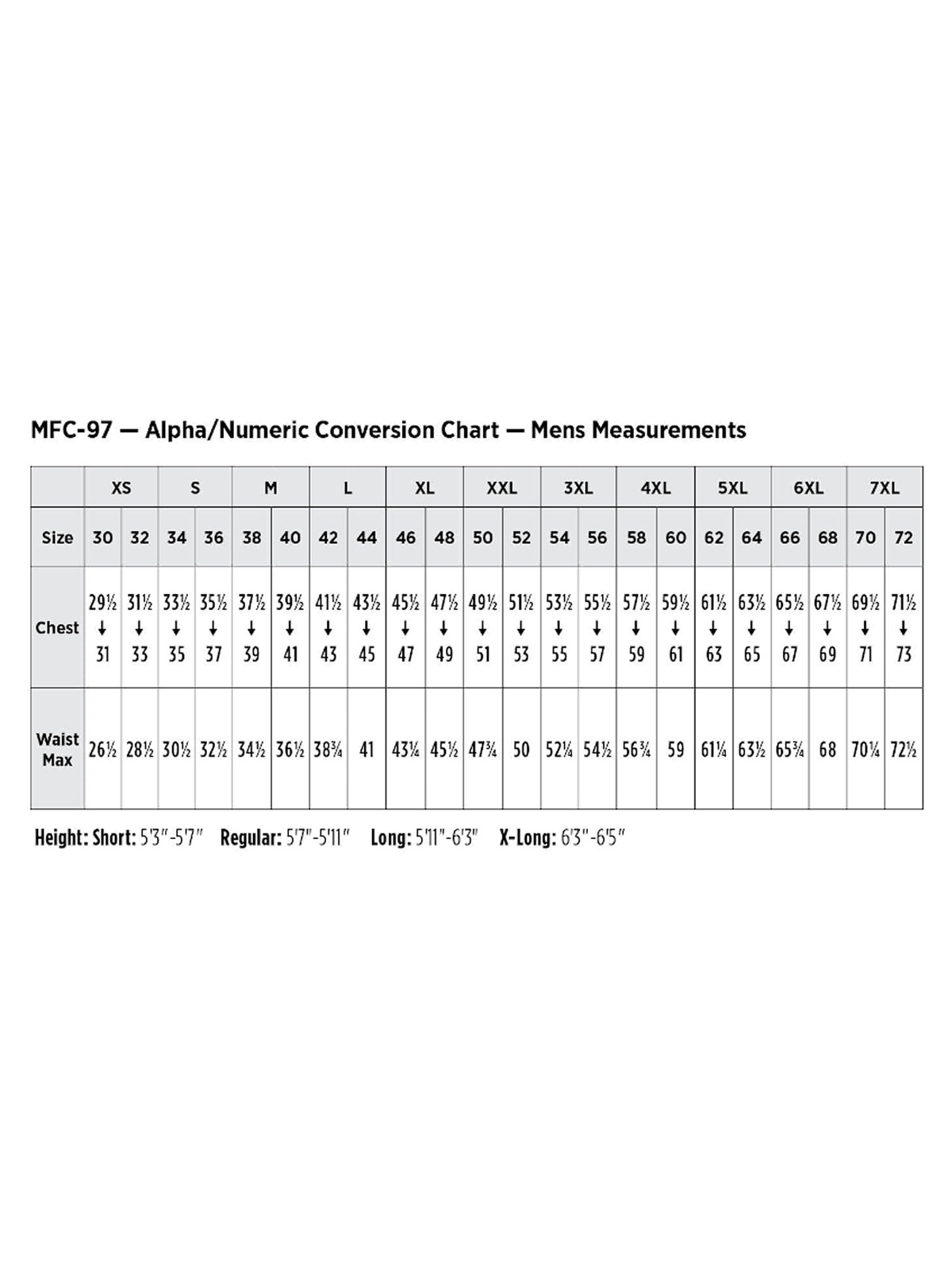 SIZECHART
