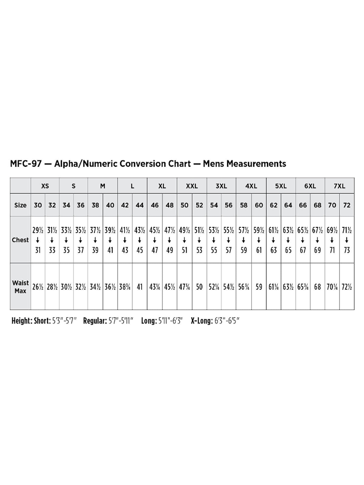 SIZECHART