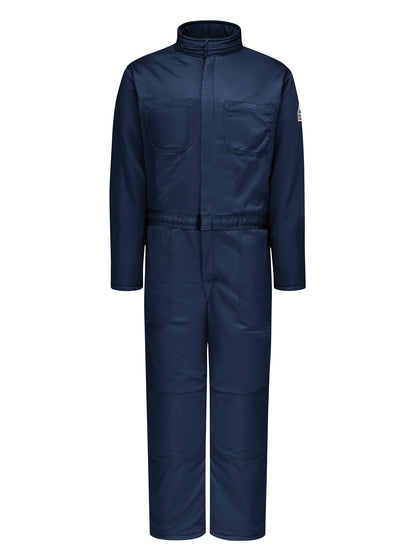 Men's Excel Flame-Resistant Premium Insulated Coverall - CLC8 - Navy