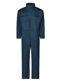 Men's Six-Pocket Flame-Resistant Welding Coverall - CLCW - Navy
