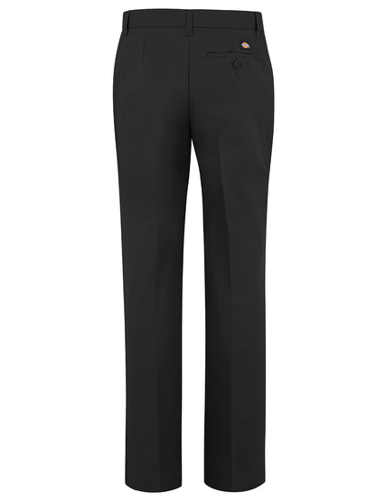 Women's Premium Flat Front Pant - FP21 - Black