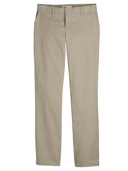 Women's Premium Flat Front Pant - FP21 - Desert Sand