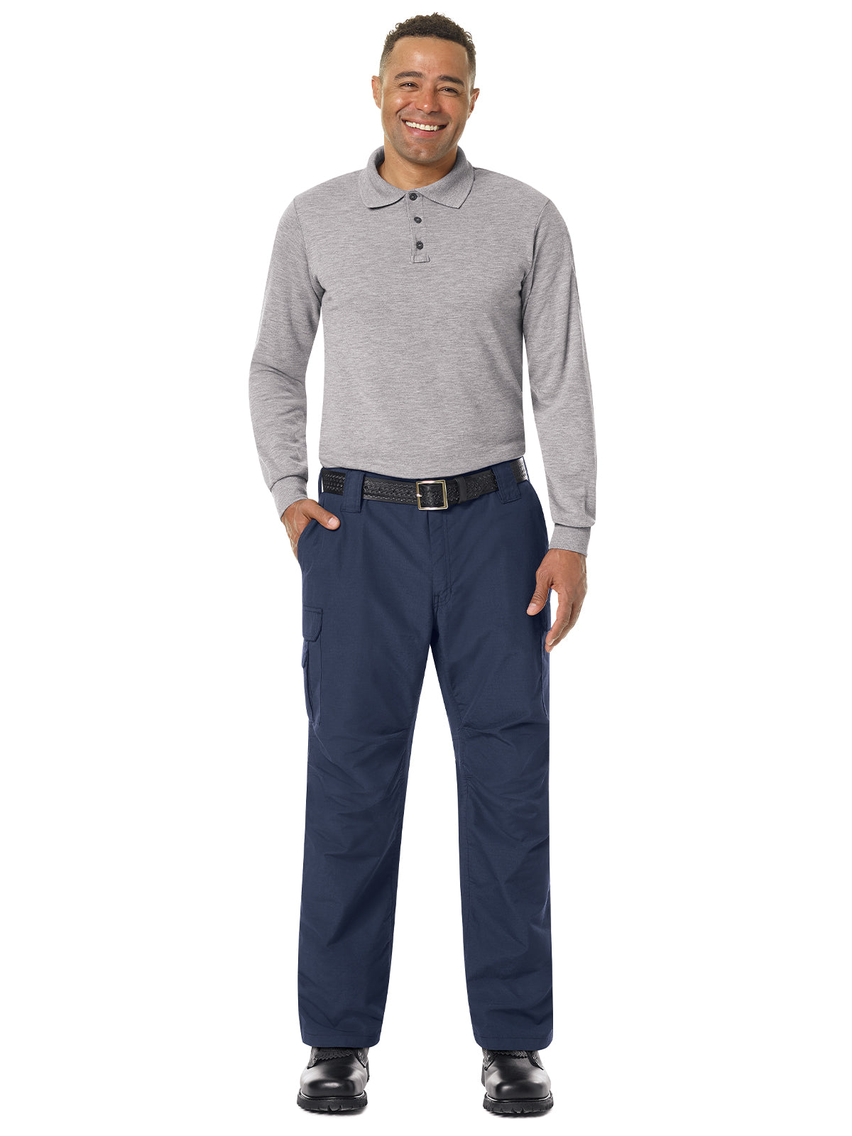 Men's Flame-Resistant Ripstop Tactical Pant - FP40 - Navy