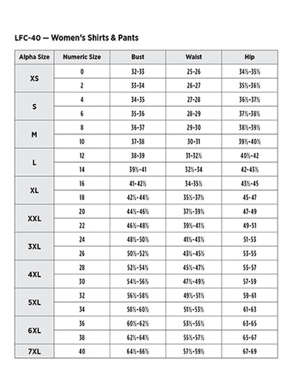 SIZECHART