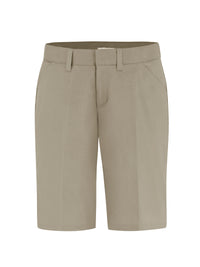 Women's 9" Flat Front Shorts - FR22 - Dark Charcoal