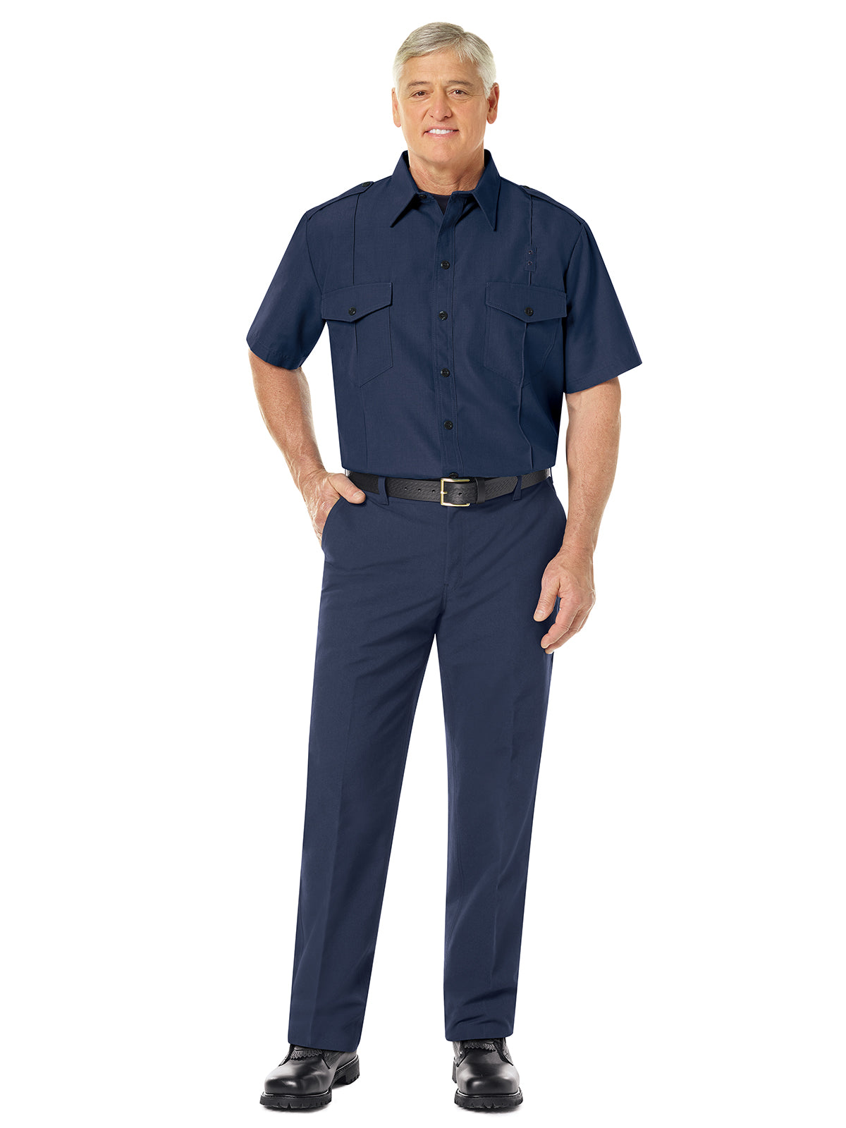 Men's 4.5 Nmx Short Sleeve Chief Shirt - FSC2 - Navy