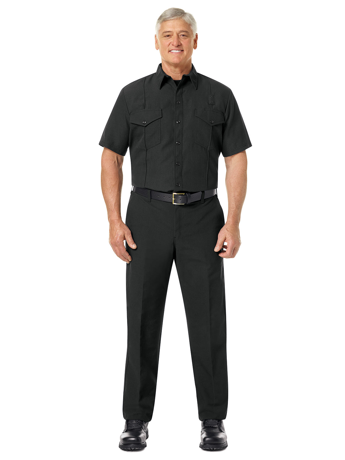 Men's 4.5 Nmx Short Sleeve Firefighter Shirt - FSF2 - Black