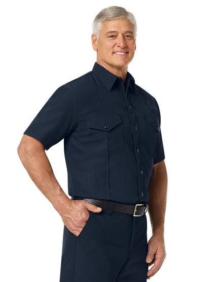 Men's 4.5 Nmx Short Sleeve Firefighter Shirt - FSF2 - Midnight Navy