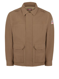 Men's Brown Duck Lined Bomber Jacket - JLB6 - Brown Duck