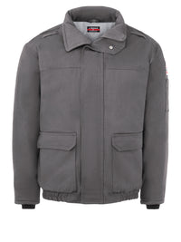 Men's Heavyweight Flame-Resistant Insulated Bomber Jacket - JLR8 - Grey