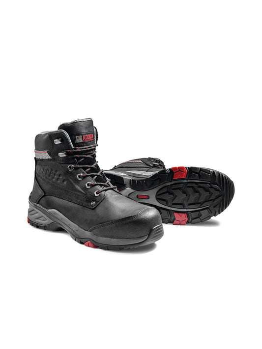 Men's Waterproof Composite Toe Hiker Safety Work Boot - K4NK - Black