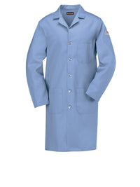 Men's Three-Pocket Flame-Resistant Lab Coat - KEL2 - Light Blue