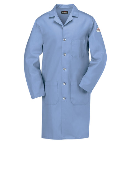 Unisex Three-Pocket Flame-Resistant Lab Coat - KEL2 - Light Blue