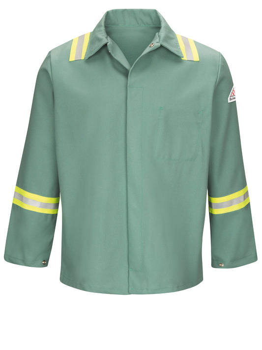 Men's Molten Metal Enhanced Visibility Coat - KEM4 - Visual Green