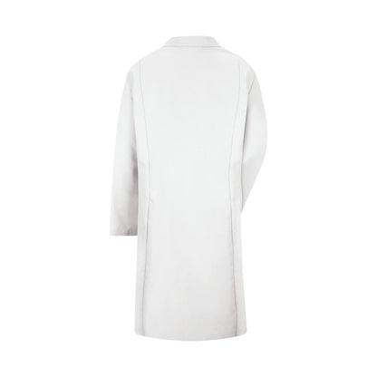 Women's Three-Pocket 38.25" Full-Length Lab Coat - KP13 - White