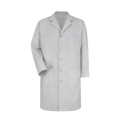 Men'sThree-Pocket 41.5" Full-Length Lab Coat - KP14 - Gray