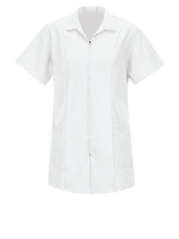 Women's Zip-Front Shirt - KP43 - White