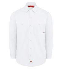 Men's Industrial Long-Sleeve Work Shirt - L535 - White