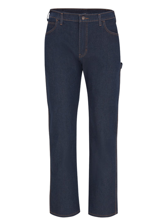 Men's Industrial Carpenter FLEX Jean - LU22 - Rinsed Indigo Blue