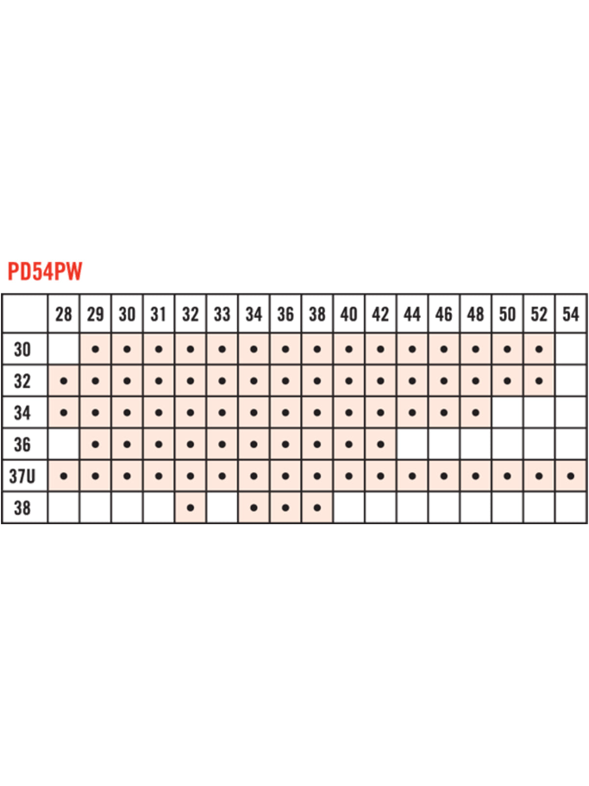 SIZECHART