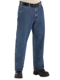 Men's Stone Washed Flame-Resistant Loose Fit Jean - PEJ6 - Stone Wash