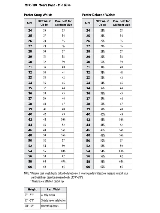 SIZECHART