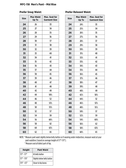 SIZECHART