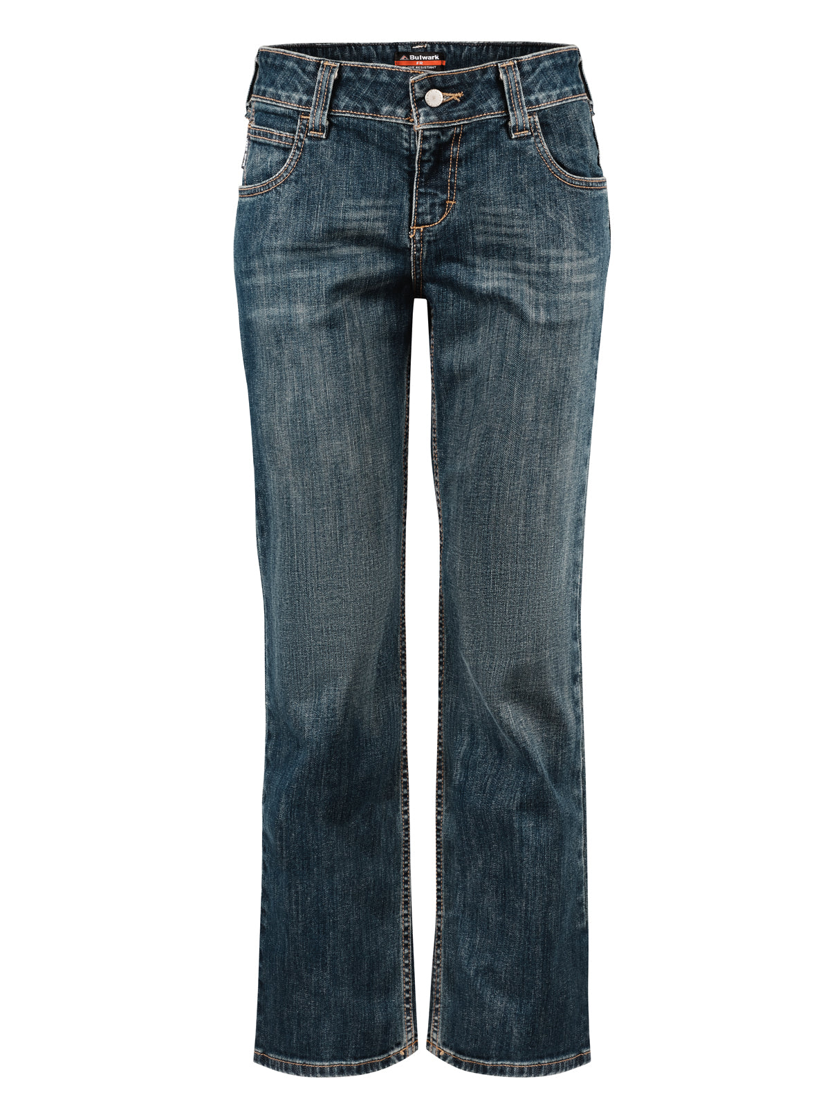 Women's Straight Fit Jean with Stretch - PSJM - Sanded Denim