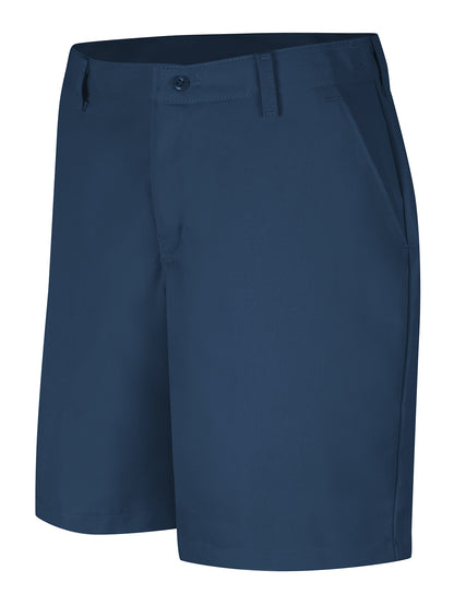 Women's Plain Front Shorts - PT27 - Navy