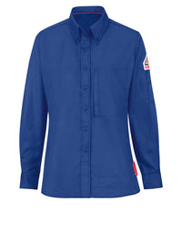 Women's Lightweight Flame-Resistant Comfort Woven Shirt - QS23 - Royal Blue