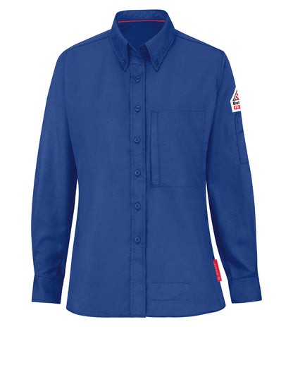 Women's Lightweight Flame-Resistant Comfort Woven Shirt - QS23 - Royal Blue