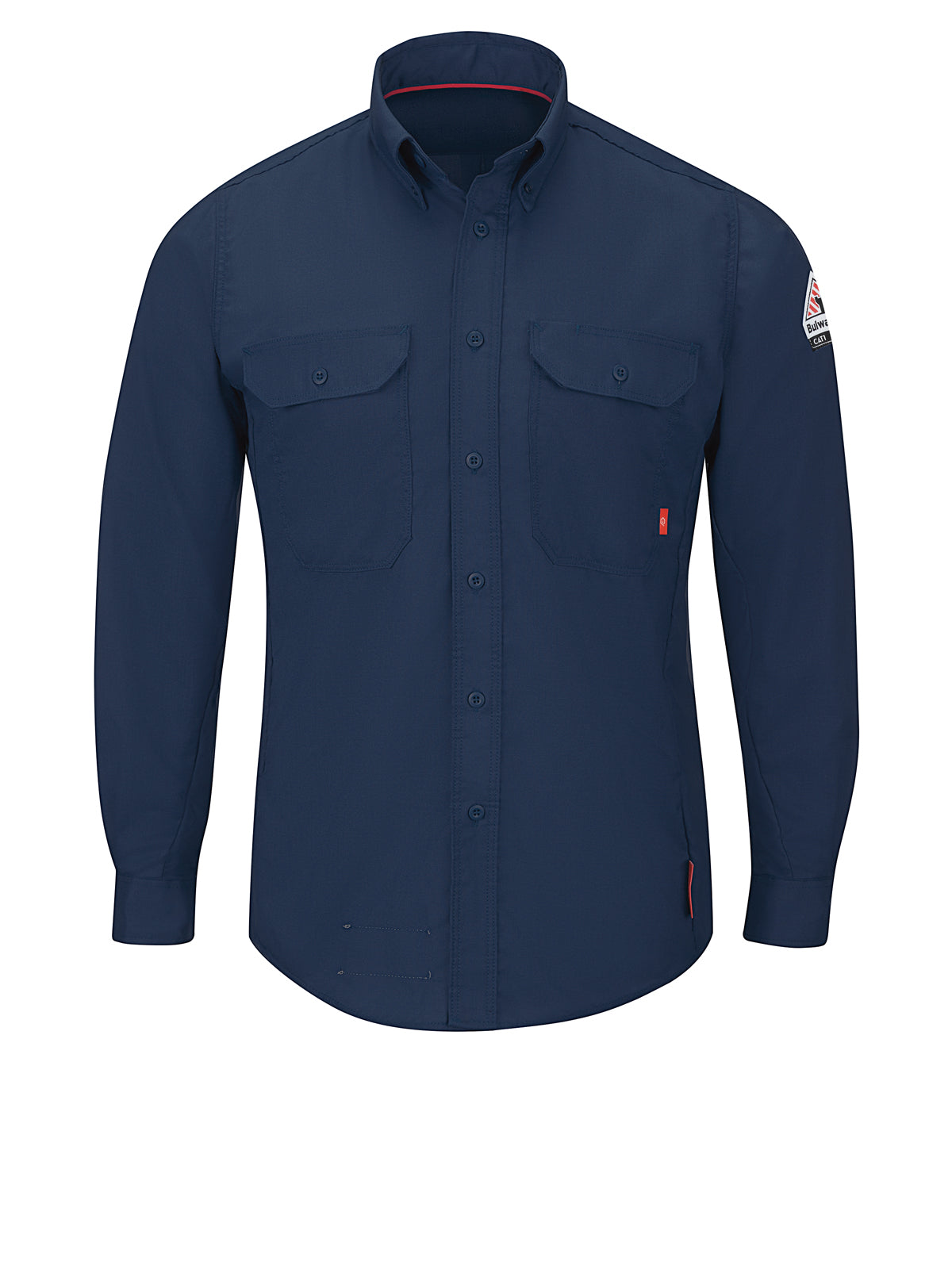 Men's Lightweight Flame-Resistant Comfort Woven Shirt - QS24 - Navy