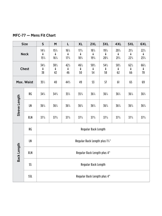 SIZECHART