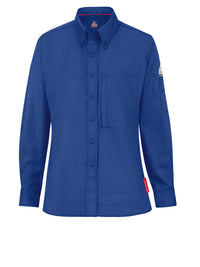Women's Midweight Flame-Resistant Comfort Woven Shirt - QS25 - Royal Blue