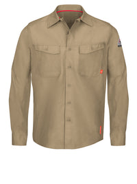 Men's Endurance Collection Flame-Resistant Work Shirt - QS40 - Khaki