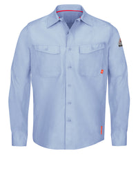 Men's Endurance Collection Flame-Resistant Work Shirt - QS40 - Light Blue