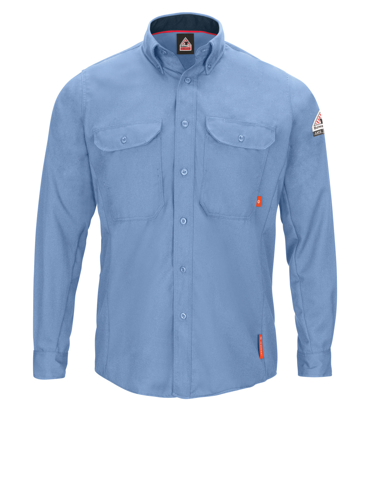 Men's iQ Series® Comfort Woven Long Sleeve Lightweight Shirt - QS52 - Light Blue