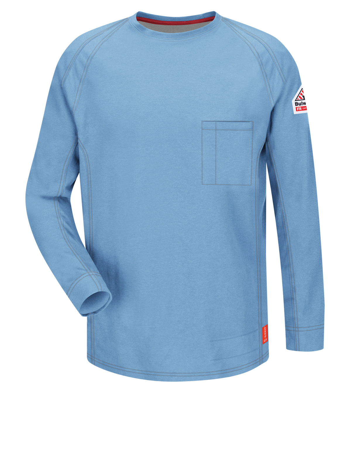 Men's Long Sleeve T-Shirt - QT32 - Blue