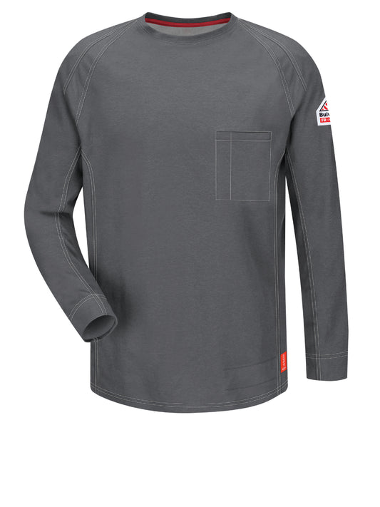 Men's Long Sleeve T-Shirt - QT32 - Charcoal