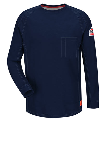 Men's Long Sleeve T-Shirt - QT32 - Dark Blue