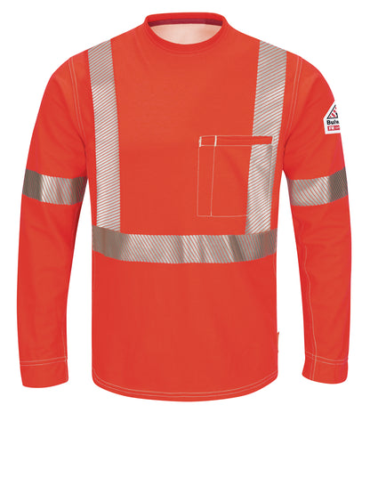 Men's Reflective Trim Shirt - QT34 - Orange