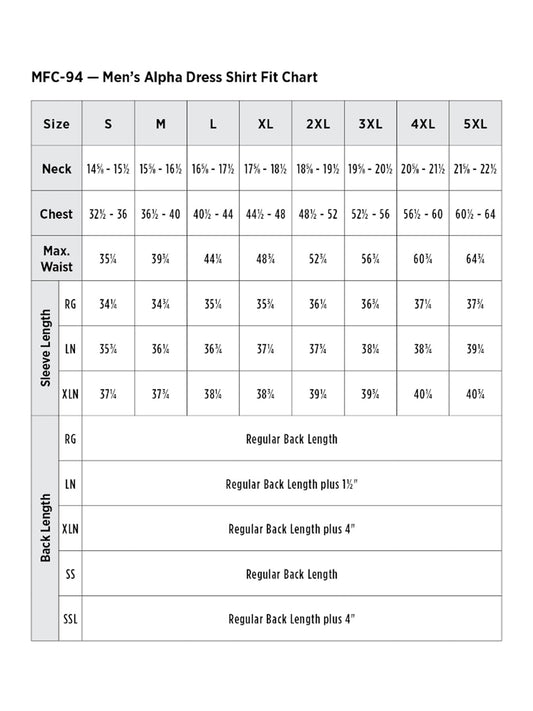 SIZECHART