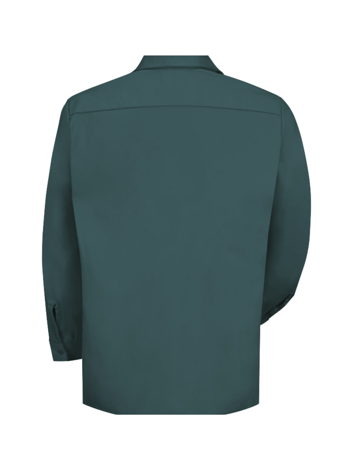 Men's Long Sleeve Wrinkle-Resistant Cotton Work Shirt - SC30 - Spruce Green