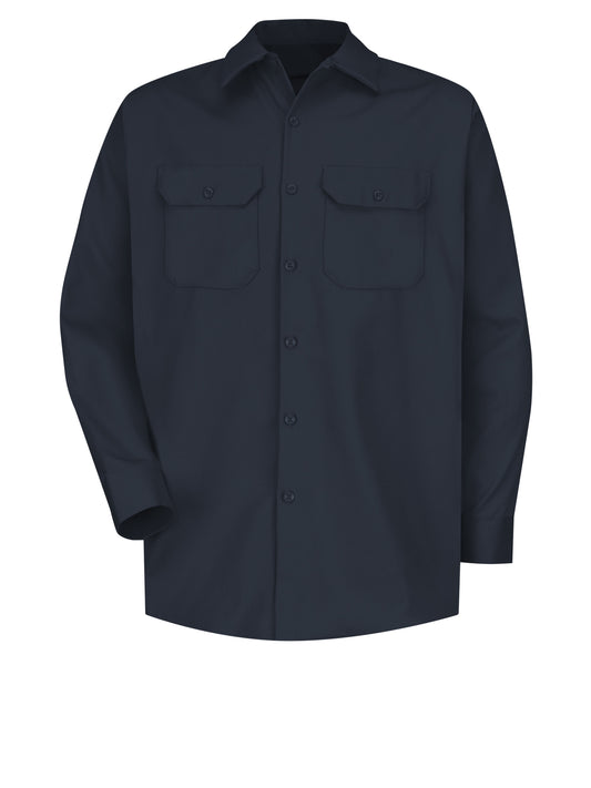 Men's Long Sleeve Deluxe Heavyweight Cotton Shirt - SC70 - Dark Navy