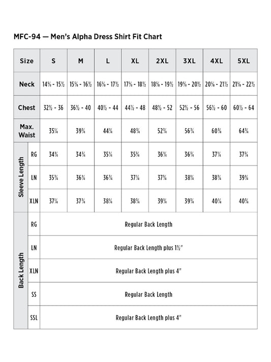SIZECHART