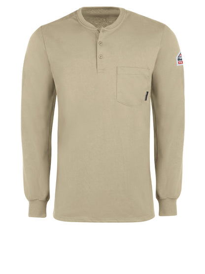 Men's Fr Lightweight Henley- Ch - SEL2 - Khaki