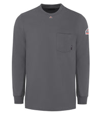 Men's Flame-Resistant Long Sleeve T-Shirt - SET2 - Charcoal