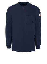 Men's Flame-Resistant Long Sleeve T-Shirt - SET2 - Navy