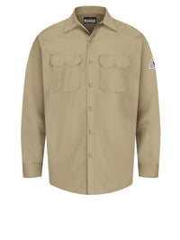Men's Midweight Excel Flame-Resistant Work Shirt - SEW2 - Khaki