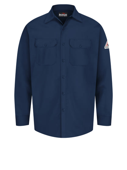 Men's Midweight Excel Flame-Resistant Work Shirt - SEW2 - Navy